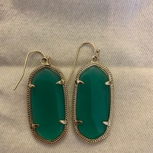 Emerald Green Kendra Scott Earrings